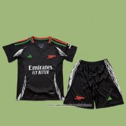 Segunda Camiseta Arsenal Nino 2024 2025