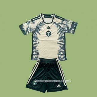 Segunda Camiseta Portland Timbers Nino 2024 2025