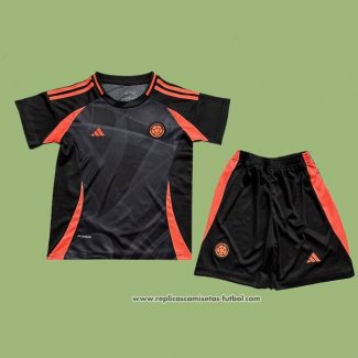 Segunda Camiseta Colombia Nino 2024