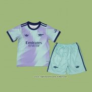 Tercera Camiseta Arsenal Nino 2024 2025