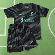 Camiseta Liverpool Portero Nino 2023 2024 Negro