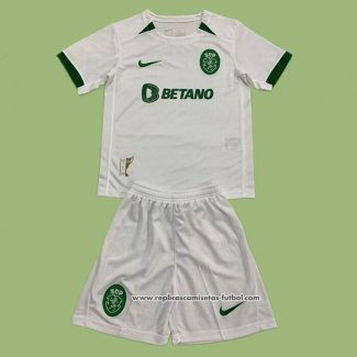 Segunda Camiseta Sporting Nino 2024 2025