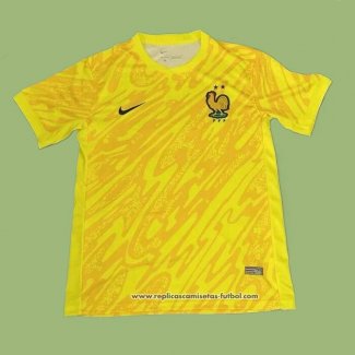 Camiseta Francia Portero 2024 Amarillo