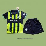 Segunda Camiseta Manchester City Nino 2024 2025