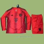 Primera Camiseta Bayern Munich Nino Manga Larga 2024 2025