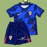 Segunda Camiseta Croacia Nino 2024